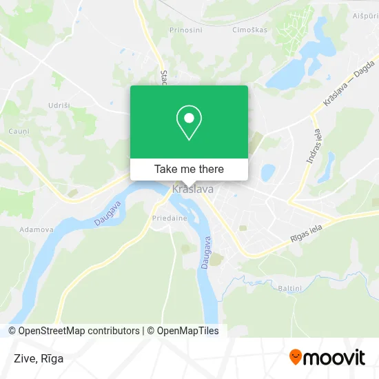 Zive map