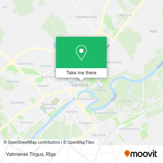 Valmieras Tirgus map