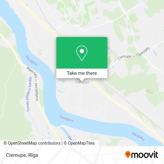 Ciemupe map