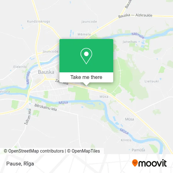 Pauze map