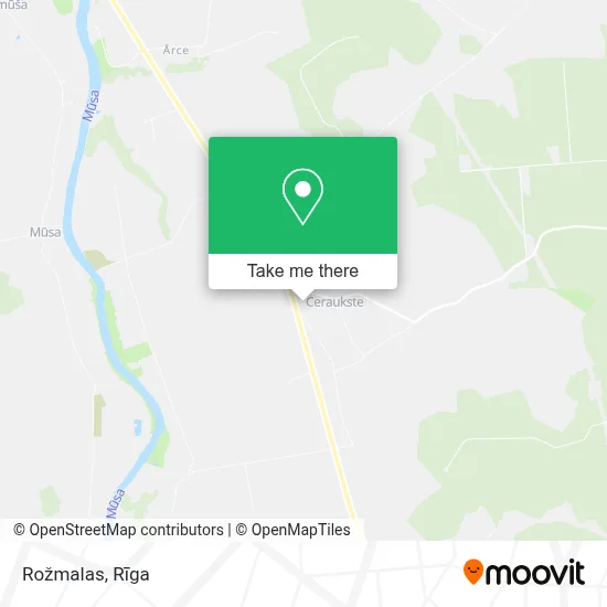 Rožmalas map