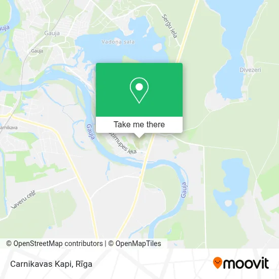 Carnikavas Kapi map