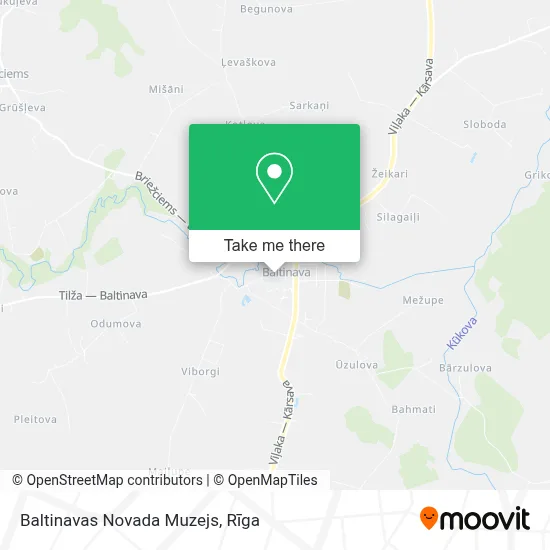 Baltinavas Novada Muzejs map