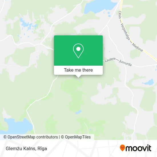 Glemžu Kalns map
