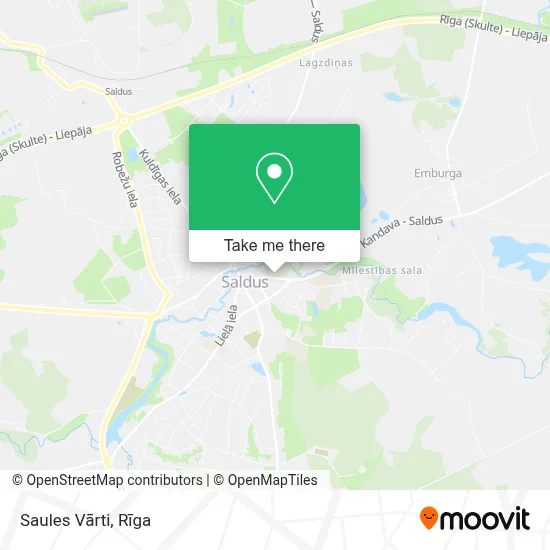 Saules Vārti map