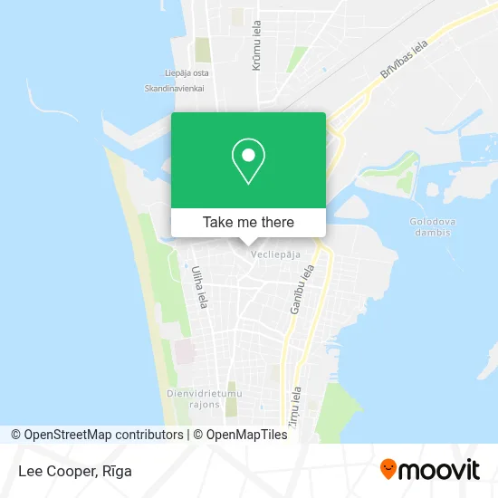 Lee Cooper map