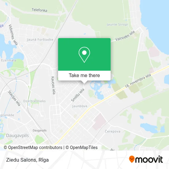Ziedu Salons map
