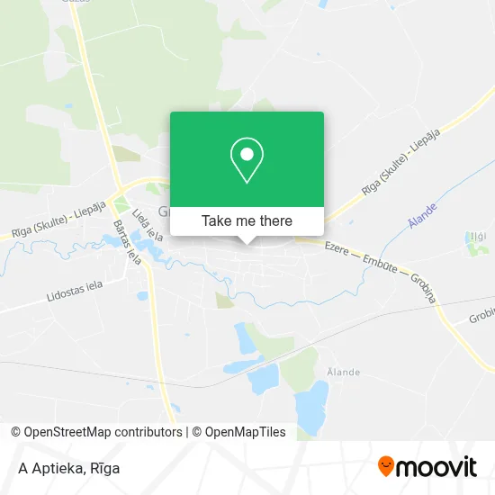 A Aptieka map