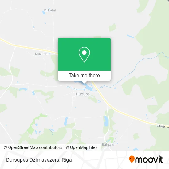 Dursupes Dzirnavezers map