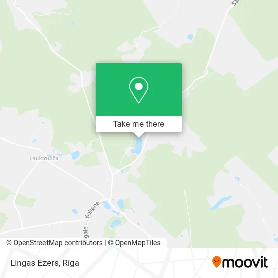 Lingas Ezers map