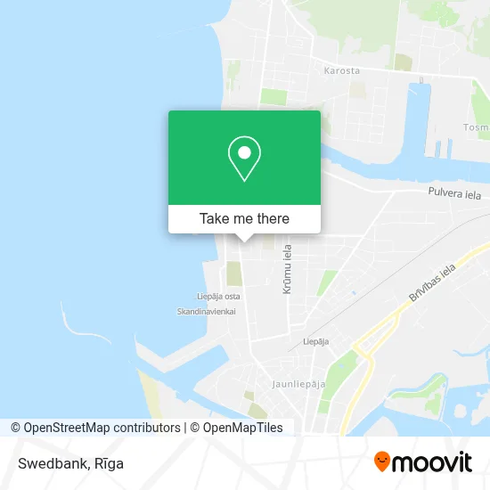 Swedbank map
