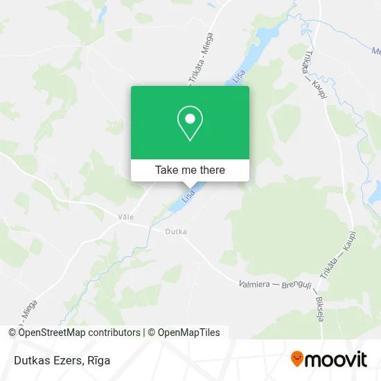 Dutkas Ezers map