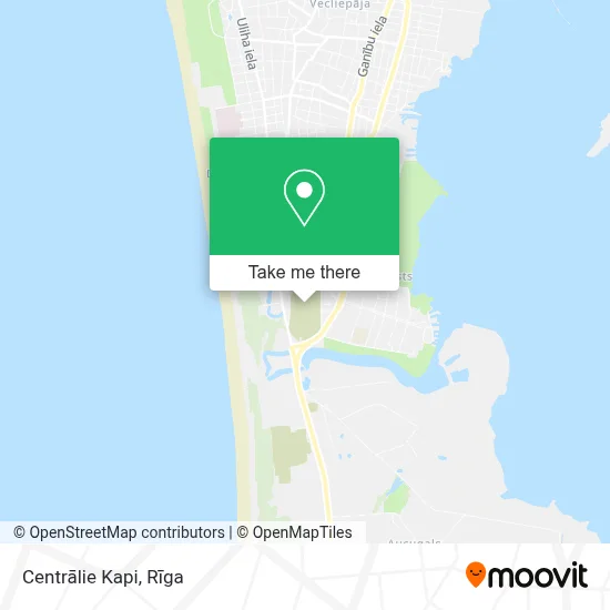 Centrālie Kapi map