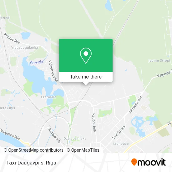 Taxi-Daugavpils map
