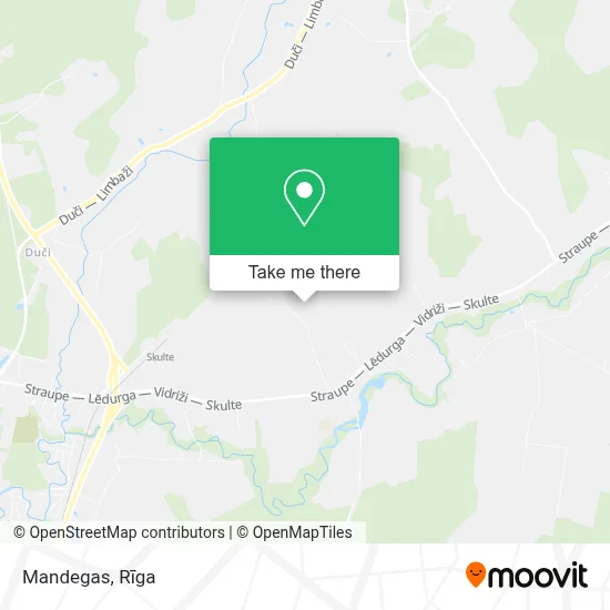 Mandegas map