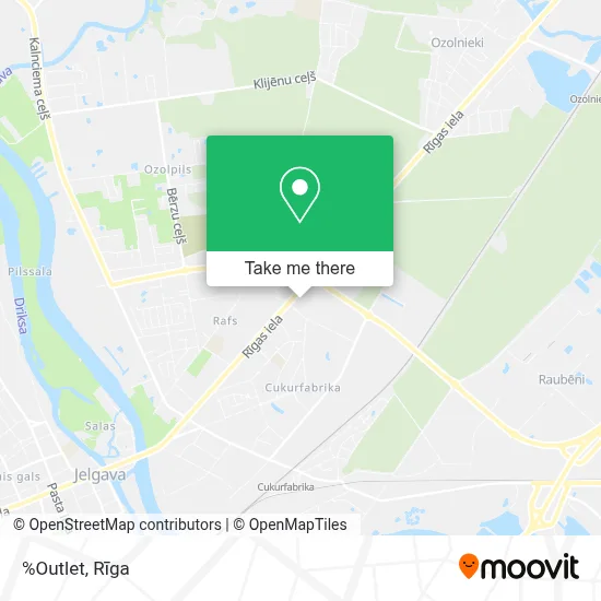 %Outlet map