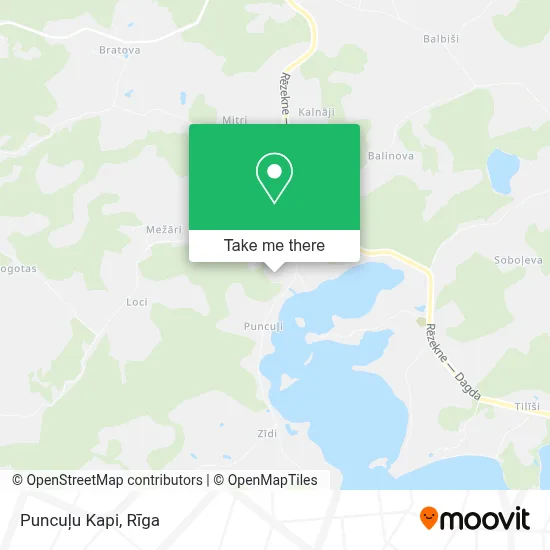 Puncuļu Kapi map
