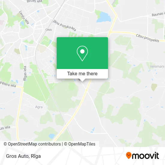 Gros Auto map