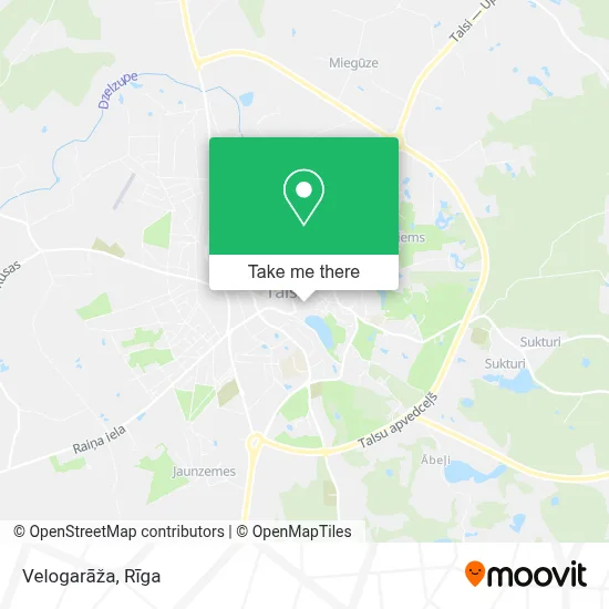 Velogarāža map