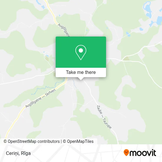 Ceriņi map