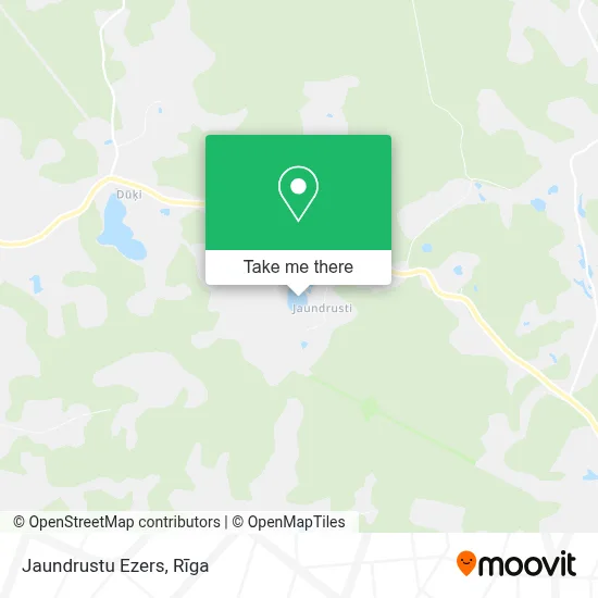Jaundrustu Ezers map