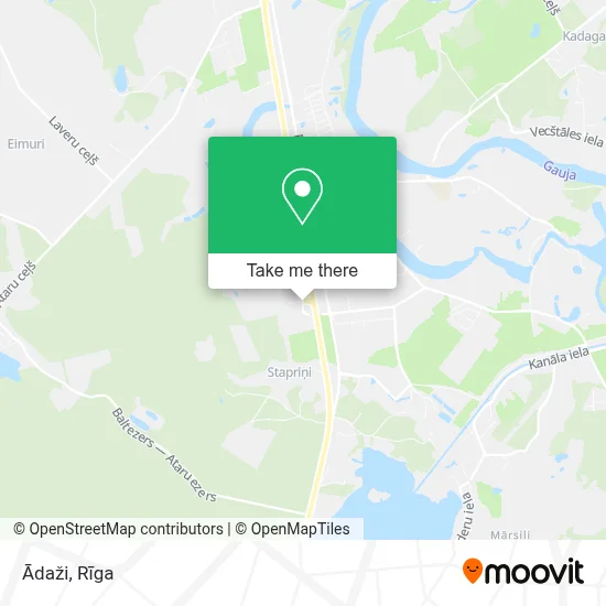 Ādaži map