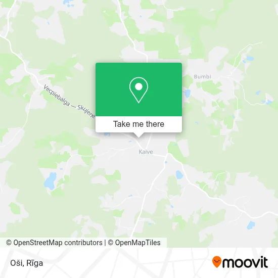 Oši map
