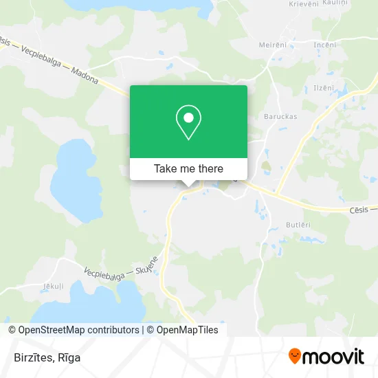 Birzītes map