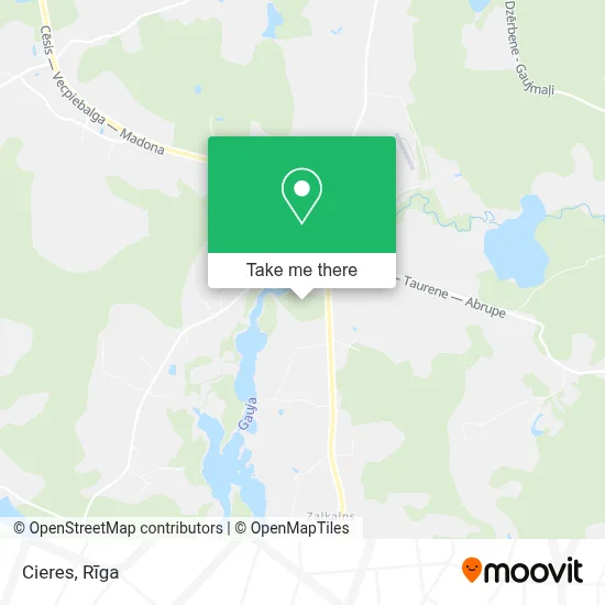 Cieres map