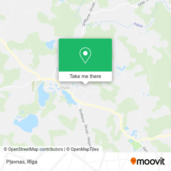 Pļavnas map