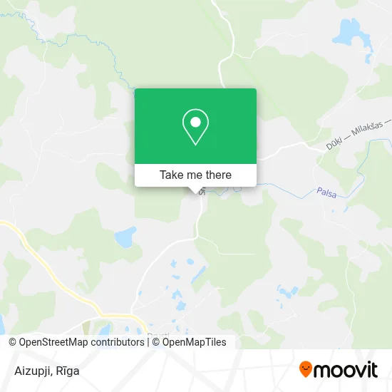 Aizupji map