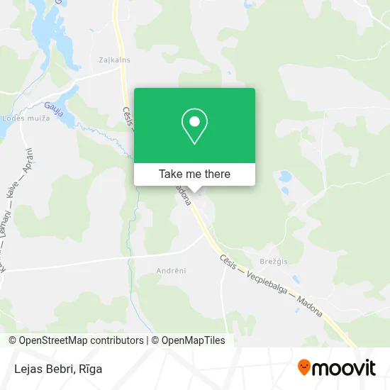 Lejas Bebri map