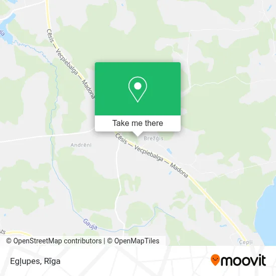 Egļupes map