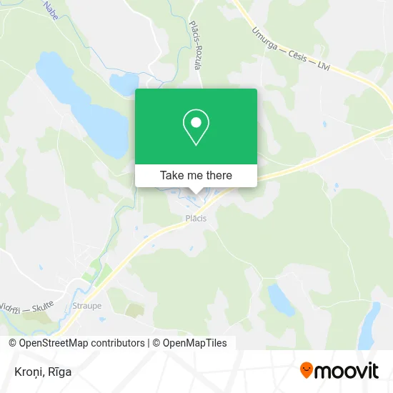 Kroņi map