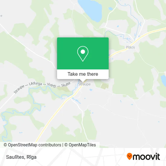 Saulītes map