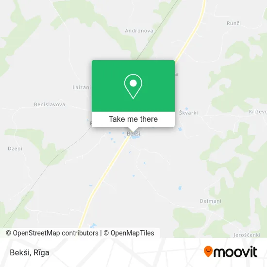 Bekši map