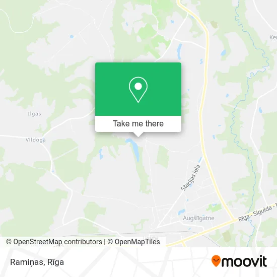 Ramiņas map