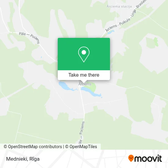 Mednieki map