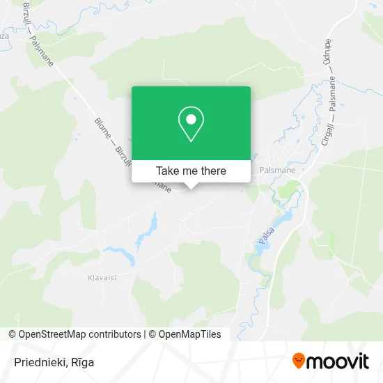 Priednieki map