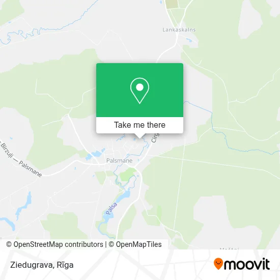 Ziedugrava map