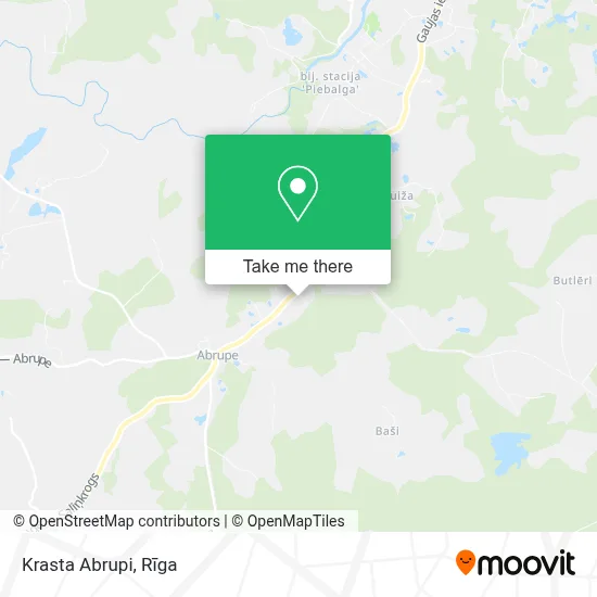 Krasta Abrupi map