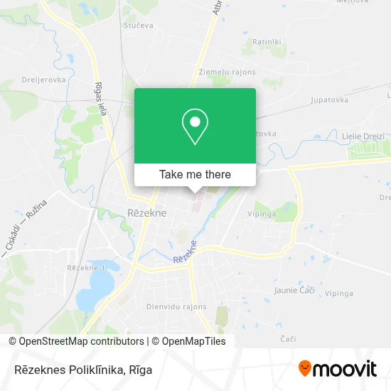 Rēzeknes Poliklīnika map