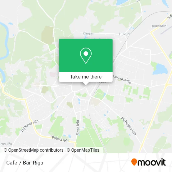 Cafe 7 Bar map