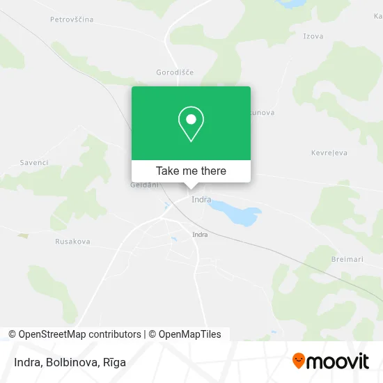 Indra, Bolbinova map
