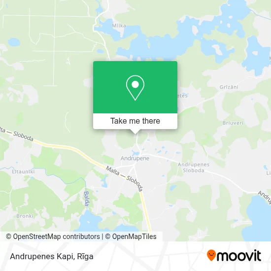 Andrupenes Kapi map