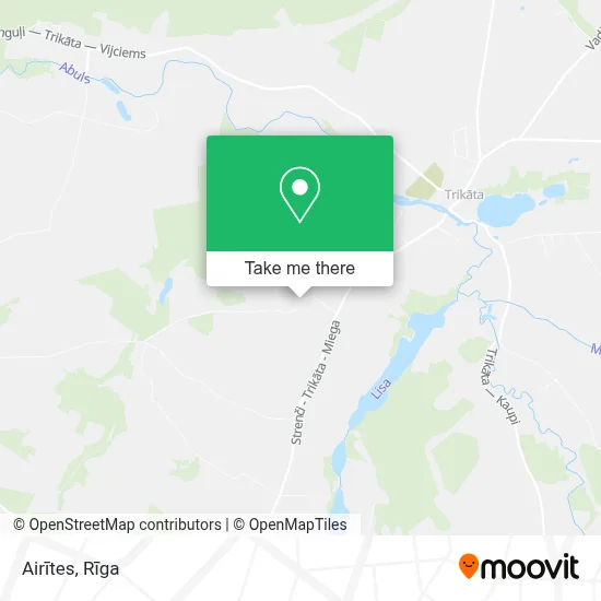 Airītes map