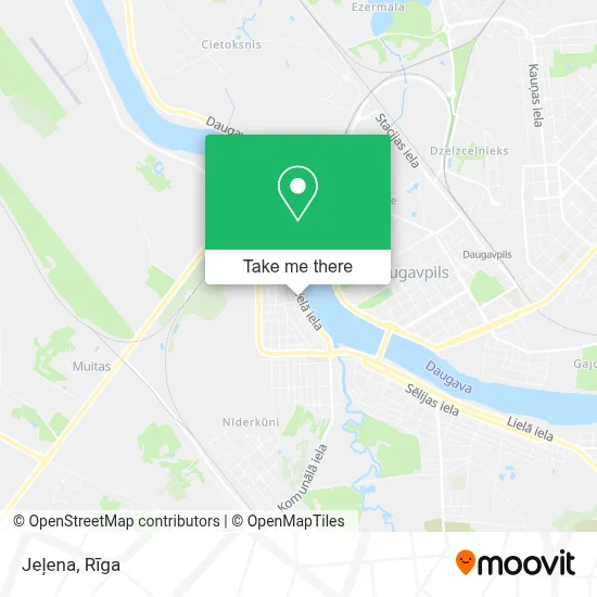 Jeļena map