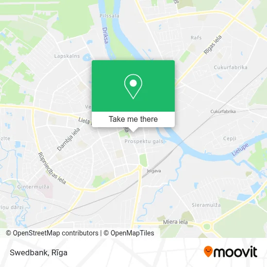Swedbank map
