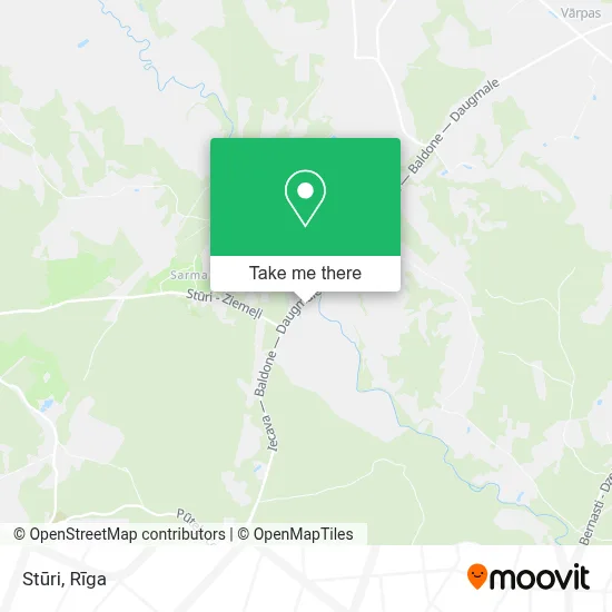 Stūri map