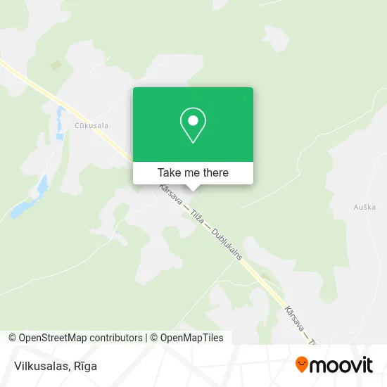 Vilkusalas map